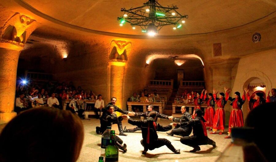 Cappadocia: Traditional Turkish Performance Night with Drink - What the four-hour program includes