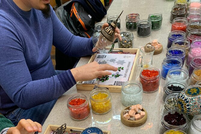 Cappadocia: Turkish Mosaic Lamp Workshop in Göreme - All Included - Instructor attention can shape the whole experience