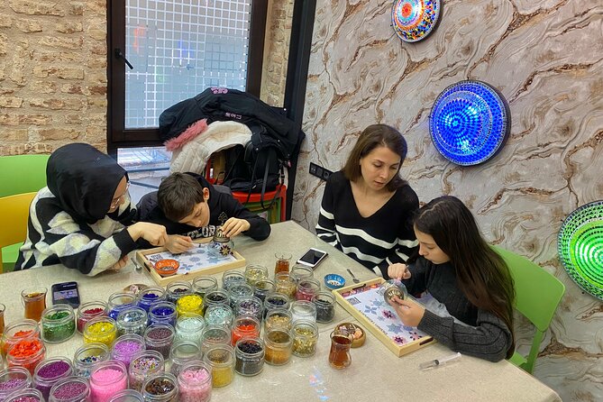 Cappadocia: Turkish Mosaic Lamp Workshop in Göreme - All Included - Tea, Turkish delight, and the setting