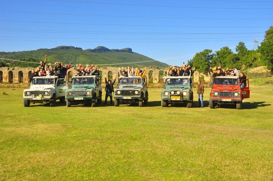 City of Side: Green Canyon Jeep Tour, Boat Trip & Waterfall - Lunch beside the lake