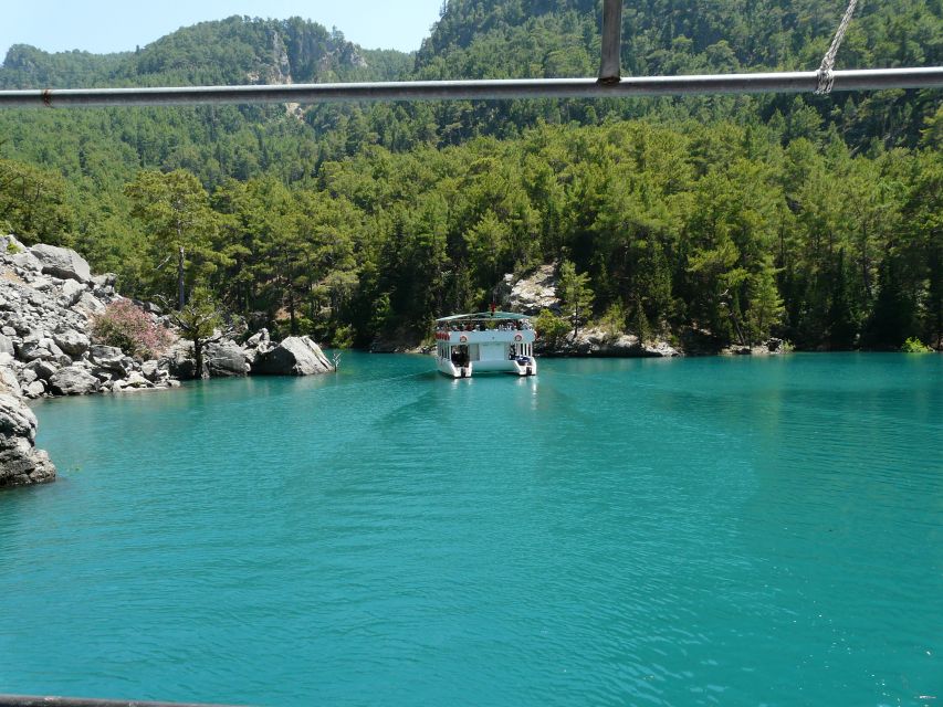 City of Side: Green Lake Boat and Cabrio Bus Tour - The one-hour Green Lake boat trip