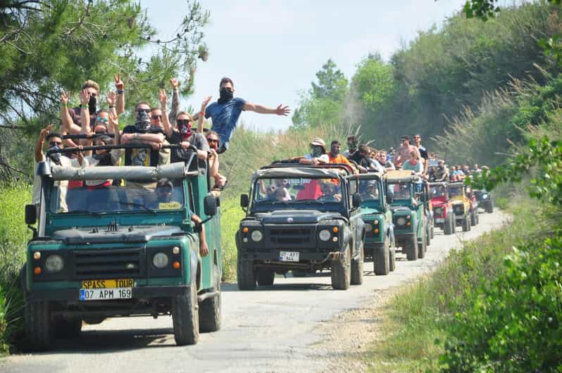 City of Side: Jeep Safari & Green Lake Boat Trip with Lunch - Roman aqueducts and the road into Green Canyon