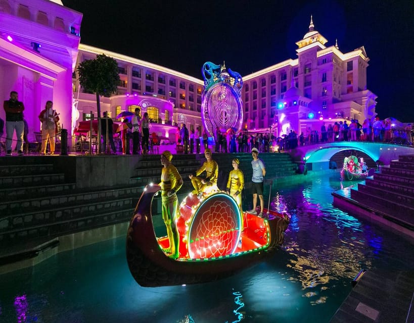 City of Side: Land of Legends Transfer & Boat Parade Show - The Boat Parade: the reason to time your visit carefully