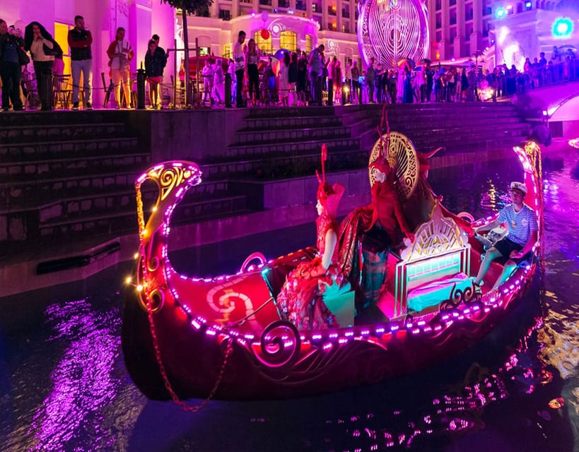 City of Side: Land of Legends Transfer & Boat Parade Show - Free shows, light effects, and evening atmosphere