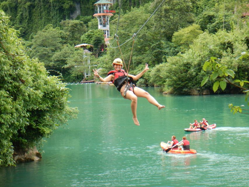 City of Side: Quad, Buggy, Rafting & Zipline Tour with Lunch - Rafting on cold, foamy river water
