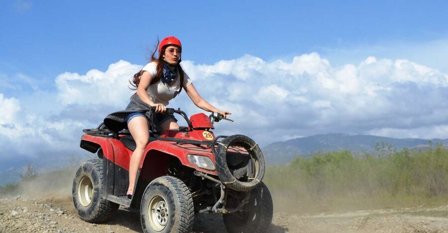 City of Side: Quad Safari Tour - Getting comfortable on the 250cc quad