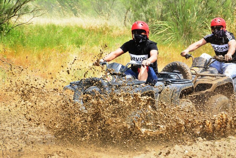City of Side: Quad Safari Tour - The swimming stop beside the Koprucay River
