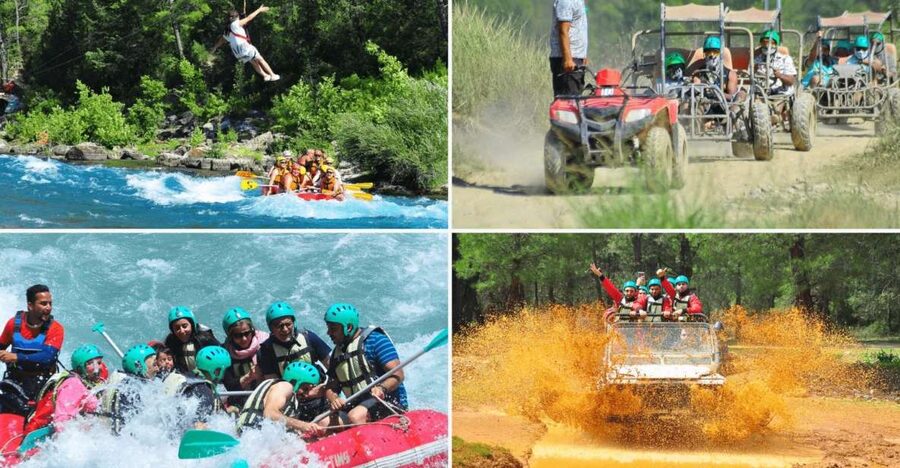 City of Side: Rafting, Zipline, Jeep, Buggy and Quad Combo - The 14-kilometer rafting run