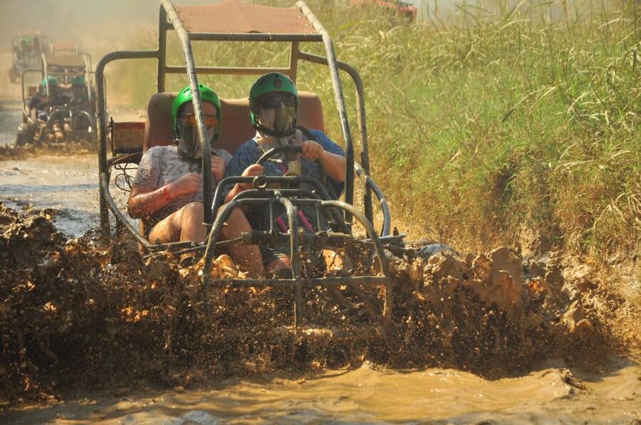 City of Side: Rafting, Zipline, Jeep, Buggy and Quad Combo - Buggy and quad riding through the mud