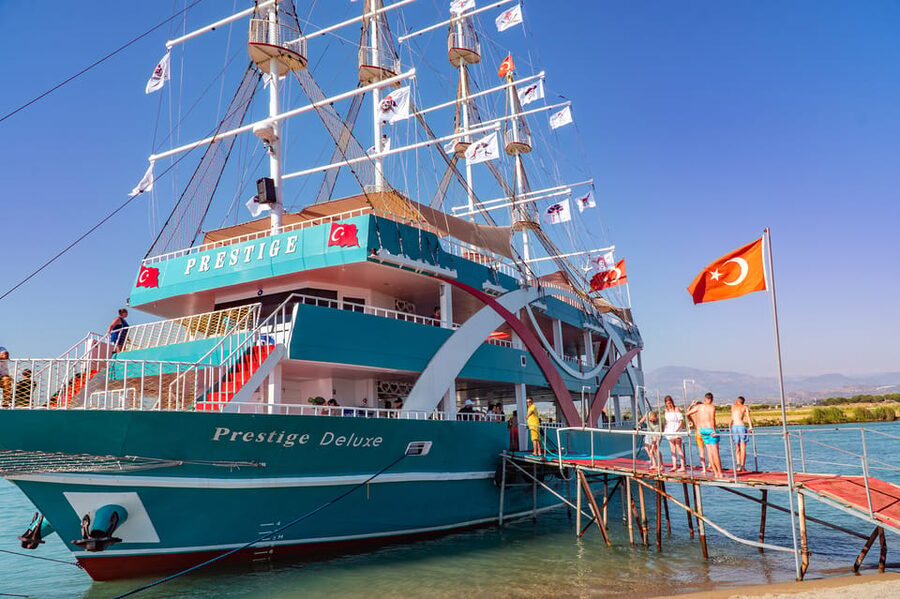 City of Side: Sightseeing Cruise w/ Swim Stops & Foam Party - Dolphins, turtles, and the ancient Side peninsula