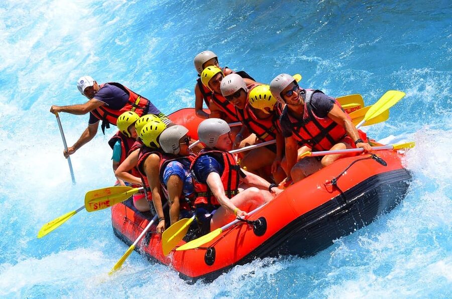 City of Side: Whitewater Rafting with Lunch - Safety briefing and getting fitted for the river