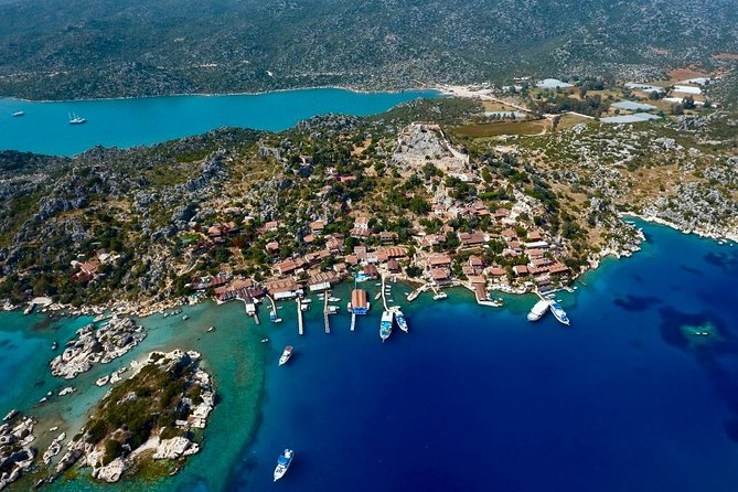 Deluxe Sunken City Boat Guided Tour From Kas - Passing the small pebble beach