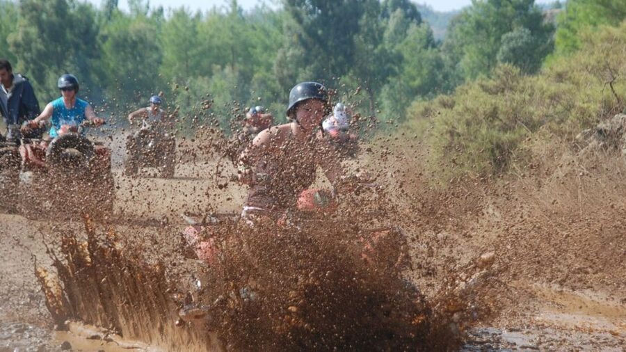 Didim/Altinkum: ATV Quad Safari Experience - The safety briefing and first turn of the throttle