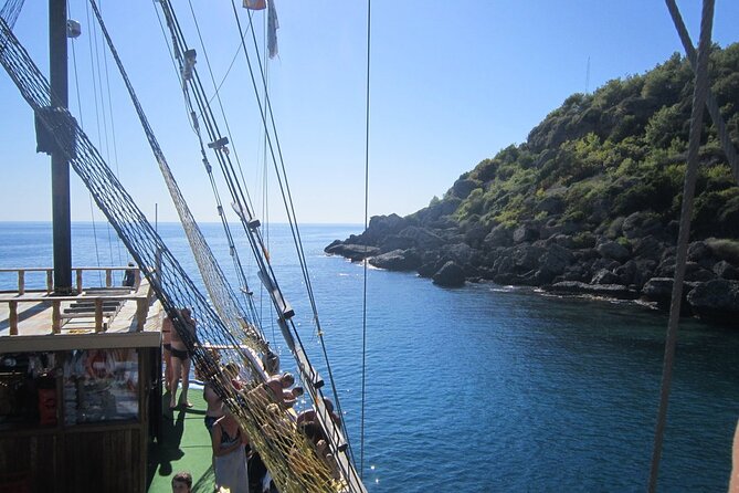 Dolphin Island Boat Trip – Swim, Sun & Lunch Included - The first swim stop and open-water fun