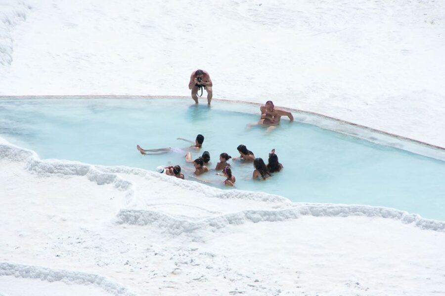 Ephesus and Pamukkale: Day Trip by Plane from Istanbul - Pamukkale’s white terraces and hot water