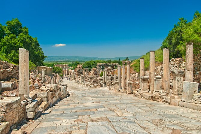 Ephesus Small Group Tour From Kusadasi Port / Hotels - Entering Ephesus And Walking The Marble Streets