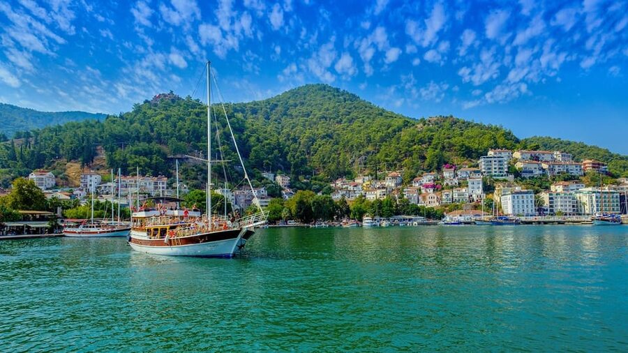 Fethiye: 12 Islands Boat Tour with Lunch and Hotel Pickup - A boat built for sun, shade, and easy swimming
