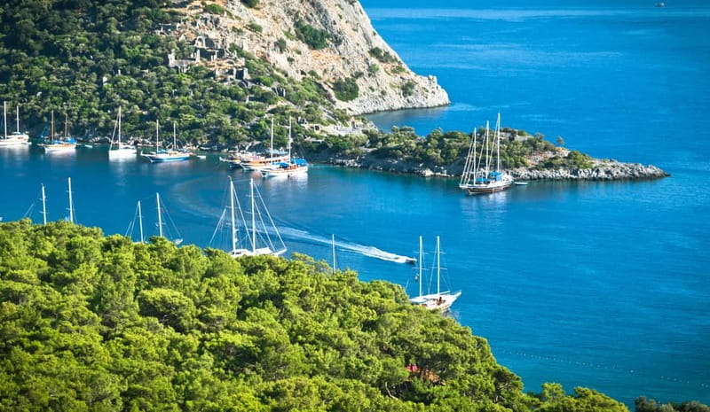 Fethiye: Island Sailing Trip with Lunch and Hotel Pickup - Dockyard Island and Its Ruins