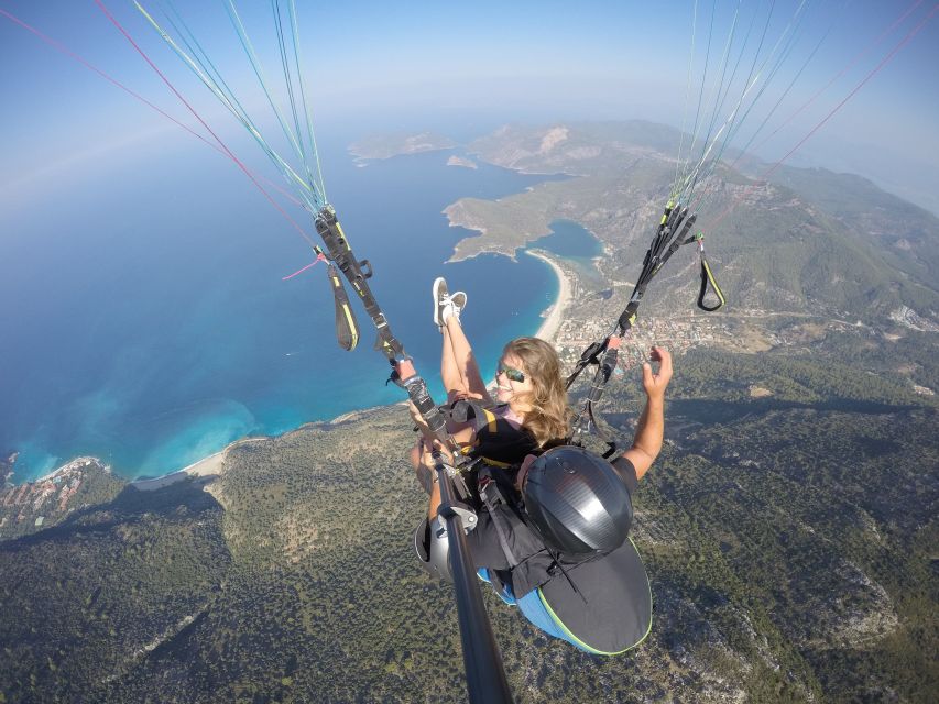 Fethiye: Tandem Paragliding Experience w/Hotel Pickup - The views over the Blue Lagoon and coast