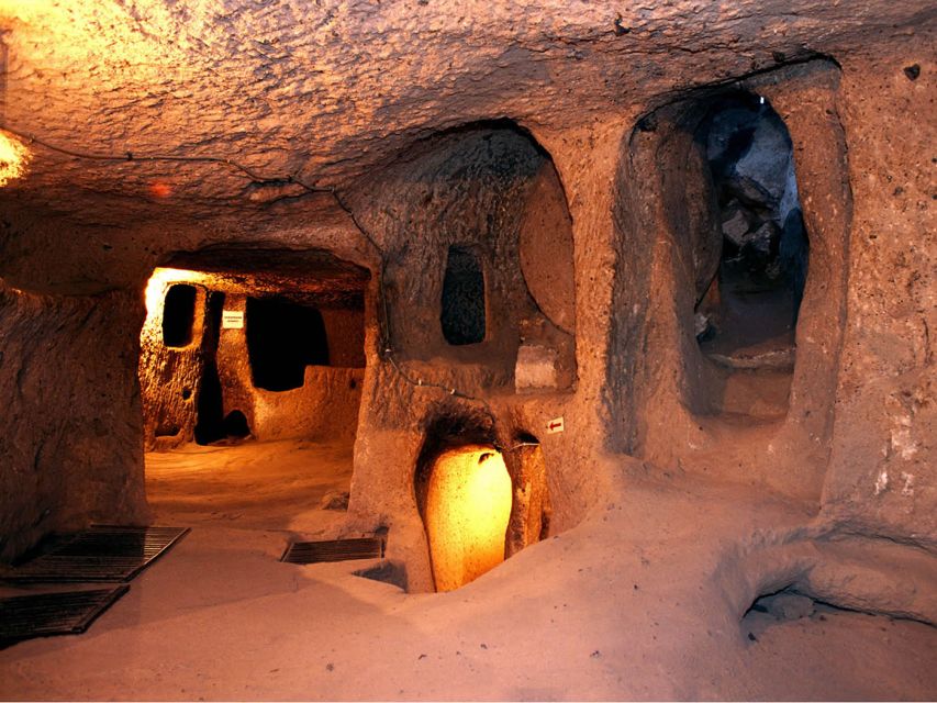From Alanya: 2-Day Cappadocia, Cave Hotel, & Balloon Tour - Day one: underground rooms and high valley views