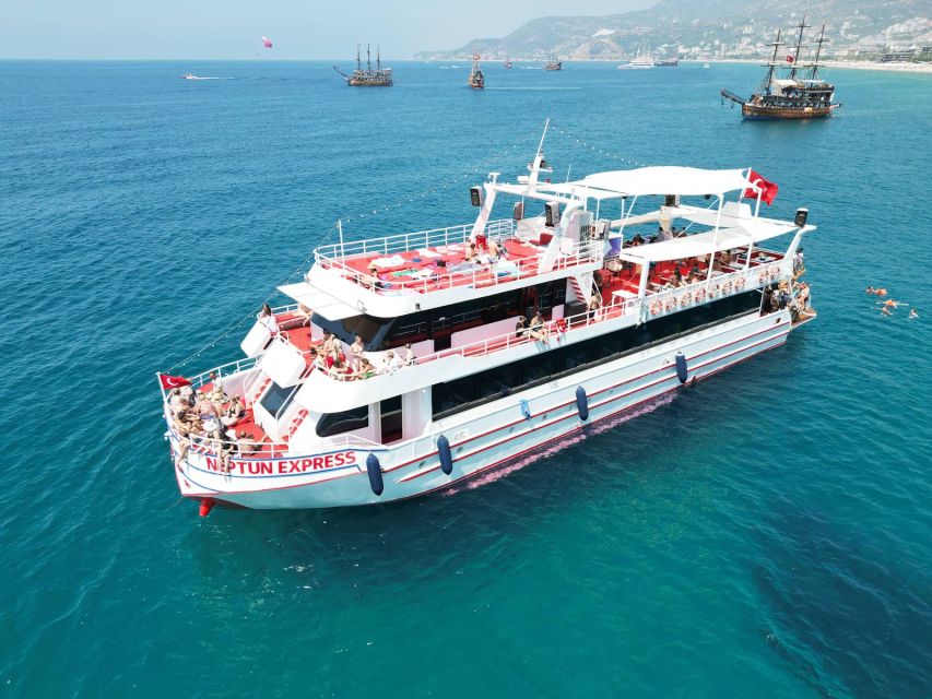 From Alanya: Boat Tour with Unlimited Soft Drinks and Lunch - Finding the Neptun Express Yacht at Alanya Marina