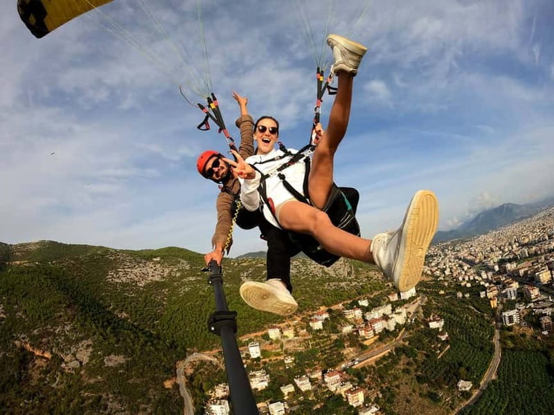 From Antalya: Alanya Paragliding Experience with Beach Visit - What the $48 price really covers