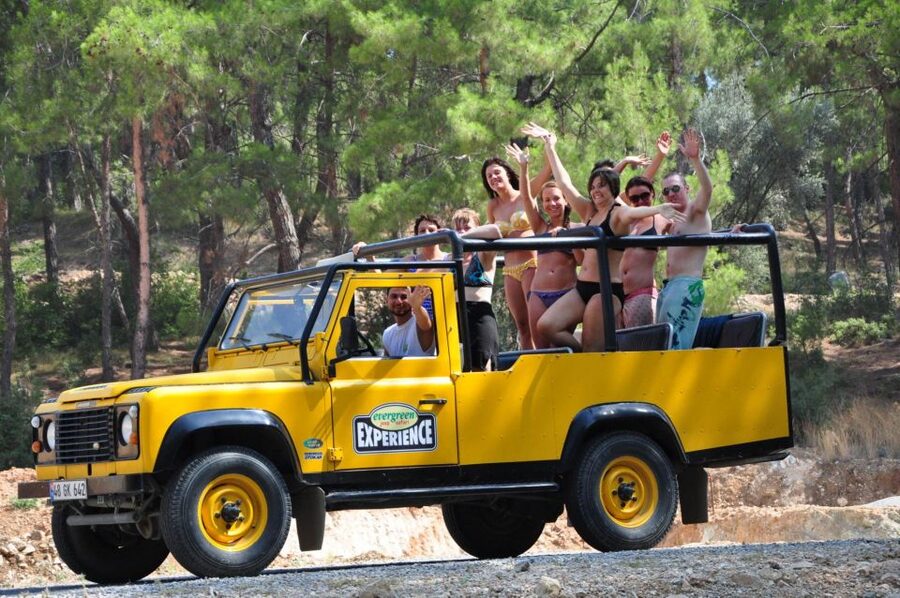 From Antalya: Full-Day Jeep Safari with Lunch and Transfer - Waterfall time: swimming or simply sitting beside the river