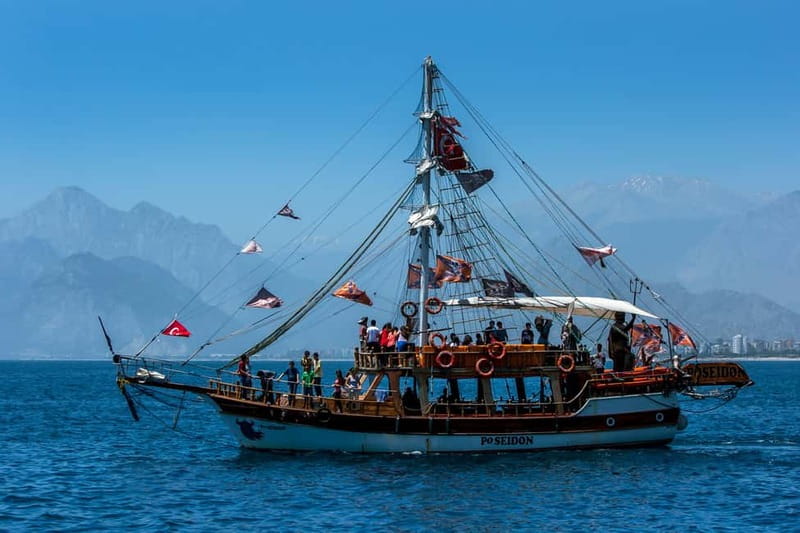From Antalya: Half-Day Boat Tour to Düden Waterfalls - The Views from Antalya Bay