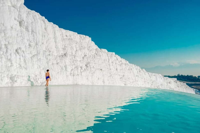 From Antalya/Kemer: Pamukkale & Hierapolis Day Trip w/Meals - The Denizli comfort break and stone workshop