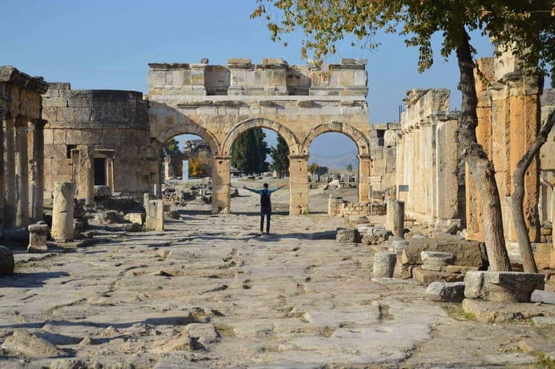 From Antalya/Kemer: Pamukkale & Hierapolis Day Trip w/Meals - Hierapolis, the ancient city above the springs