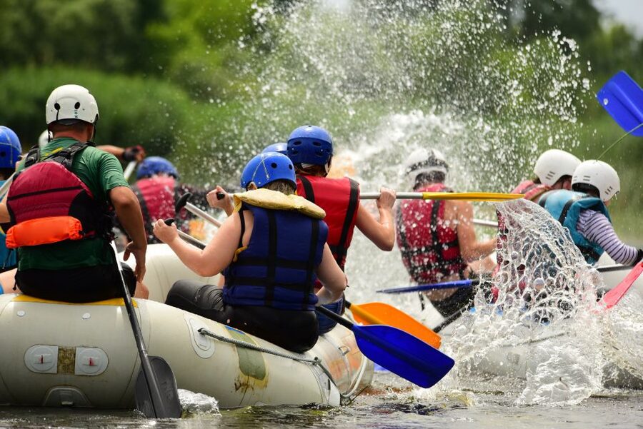From Antalya: Koprulu Canyon Rafting and Zip Line Adventure - Swimming, natural slides, and steep rock paths