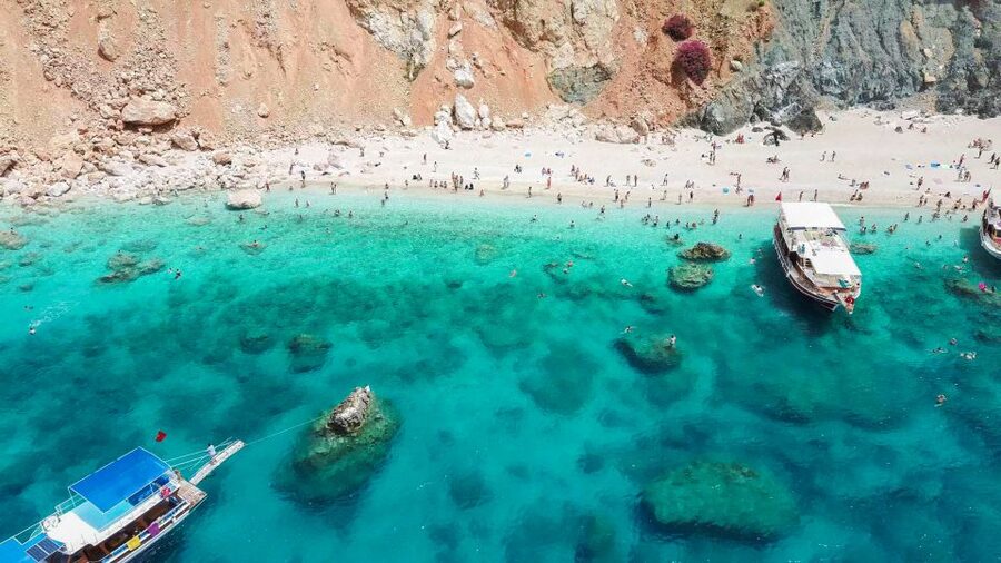 From Antalya or Kemer: Suluada Island Boat Trip with Lunch - From Antalya or Kemer to Adrasan Harbor