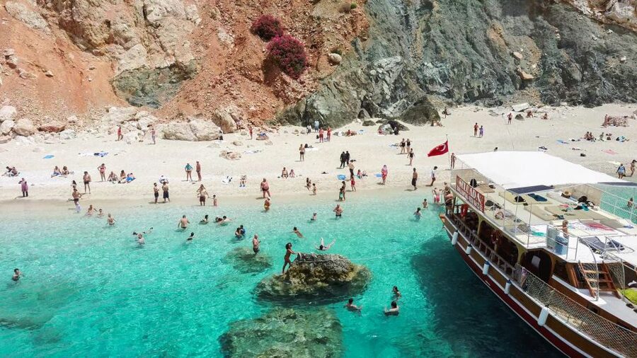 From Antalya or Kemer: Suluada Island Boat Trip with Lunch - Boarding the Boat at Adrasan