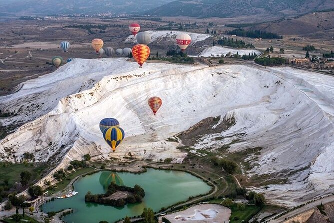 From Antalya: Pamukkale Hot Air Balloon Flight with Lunch - Preparing for takeoff at Pamukkale