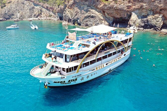 From Antalya To Kemer Mega Star Boat Trip w/Free Transfer - Key points to know before booking