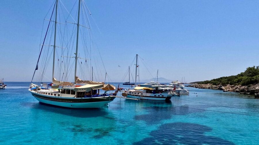 From Bodrum: Orak Island Boat Trip with Swim Stops and Lunch - Kızıl Burun, known locally as Pabuç Burnu
