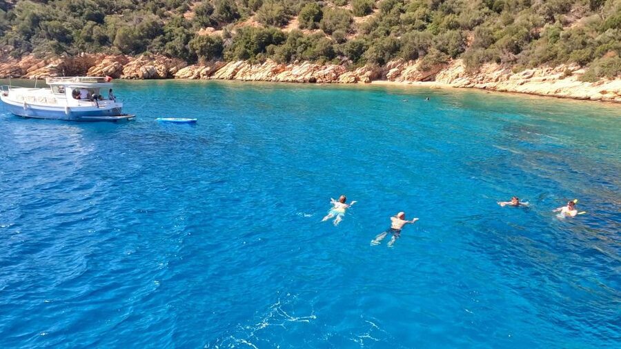 From Bodrum: Orak Island Boat Trip with Swim Stops and Lunch - Bodrum Castle from the water