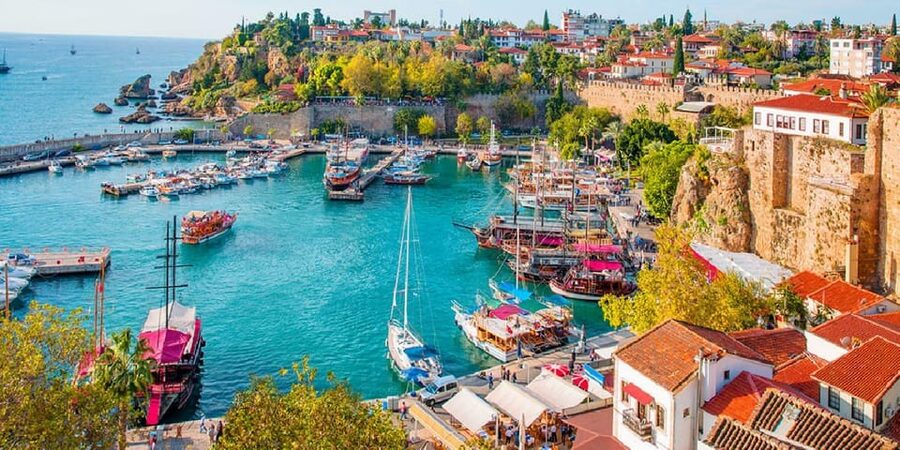 From city of Side: Antalya Old City and Waterfall Day Trip - The morning pickup from Side