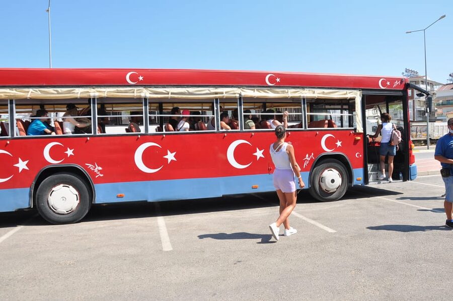 From City of Side: Cabrio Bus Safari & Boat Tour with Lunch - Green Canyon views and Green Lake lunch