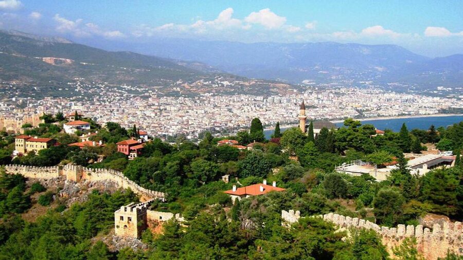 From city of Side: Guided Day Trip to Alanya City - Alanya Castle and the first big views