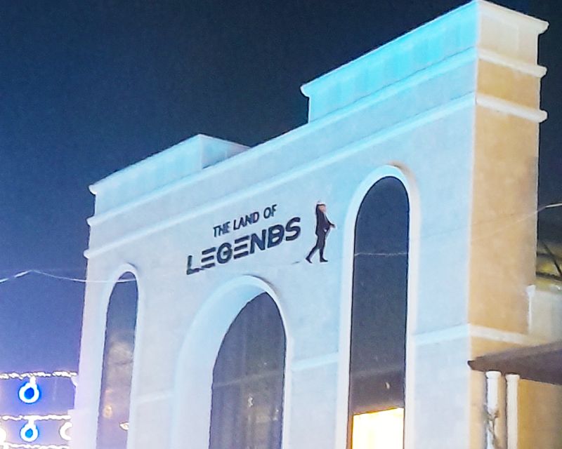 From city of Side Land of Legends Night Show - Arriving at Land of Legends after dark