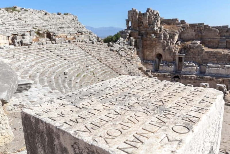 From City of Side: Perge, Aspendos & Kurşunlu Waterfall Trip - Aspendos Theater and its remarkable acoustics