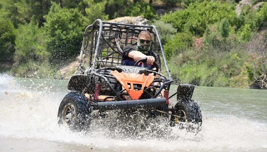 From city of Side: Taurus Mountains Buggy Safari - Getting from Side to the buggy station