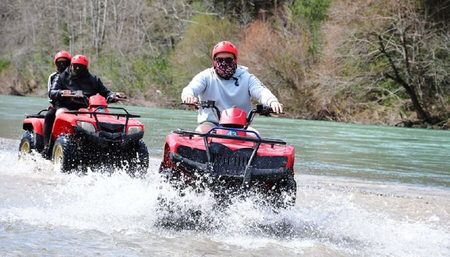 From city of Side: Taurus Mountains Quad ATV Tour - Leaving Side for the Taurus Mountains