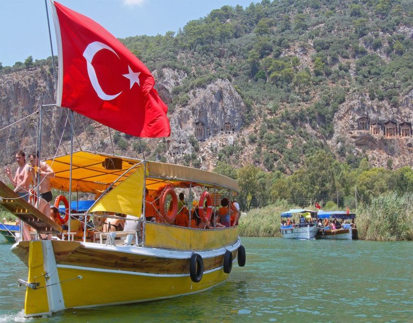 From Fethiye: Dalyan Day Trip with Mud Bath and Turtle Beach - Swimming between river and sea at Turtle Beach
