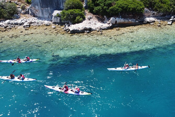 From Kas: Guided Kekova Sea Kayaking Tour - Theimussa and the return to Üçağız