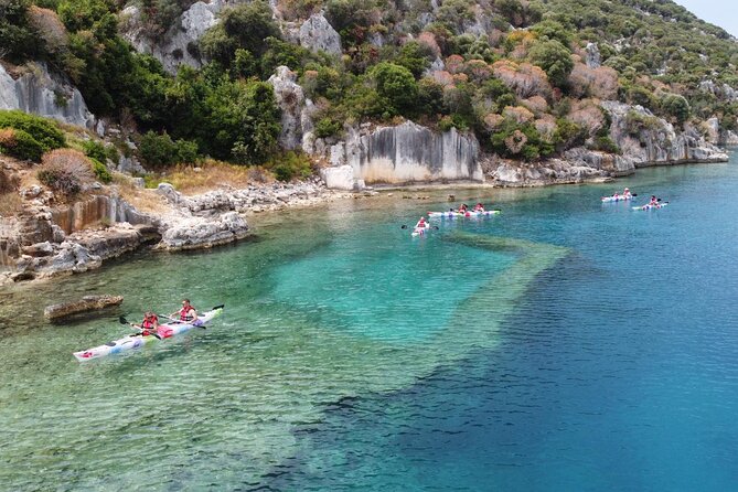From Kas: Guided Kekova Sea Kayaking Tour - Tersane Bay brings the first swim