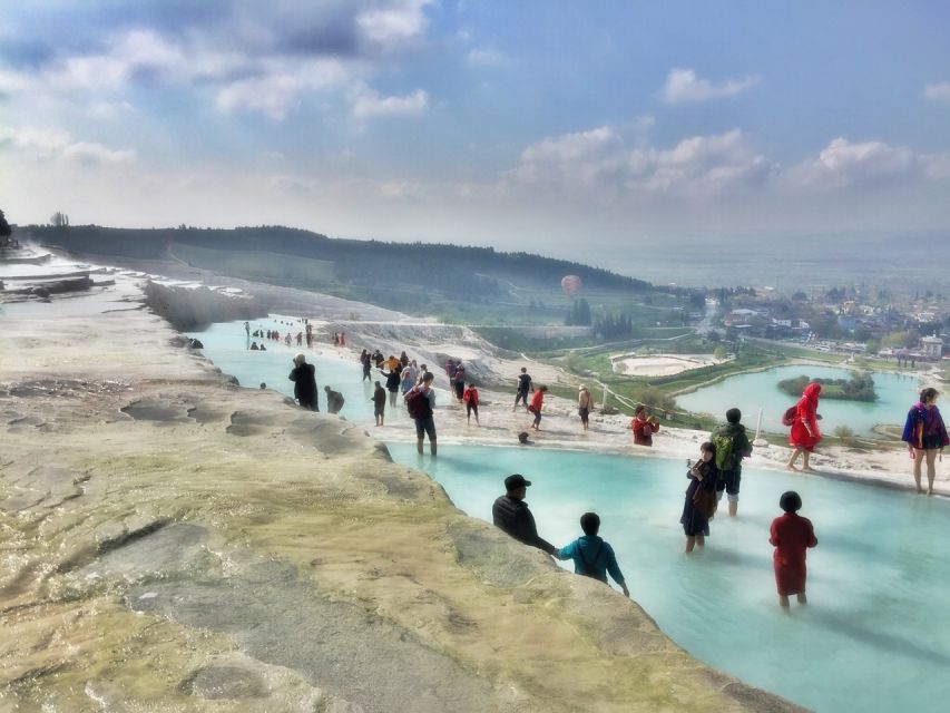 From Kusadasi and Selcuk: Pamukkale and Hiearapolis Tour - Walking through Hierapolis, an ancient spa city