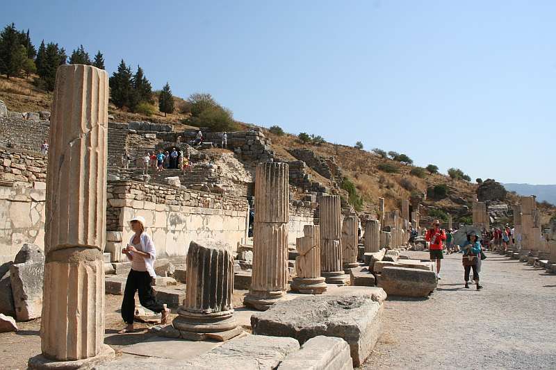 From Kusadasi or Izmir: Ephesus Private Tour - Walking the marble streets of Ephesus