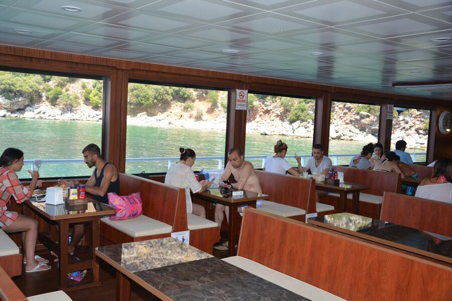 From Marmaris: Day Trip by Glass Bottom Semi Submarine - Lunch in the air-conditioned restaurant